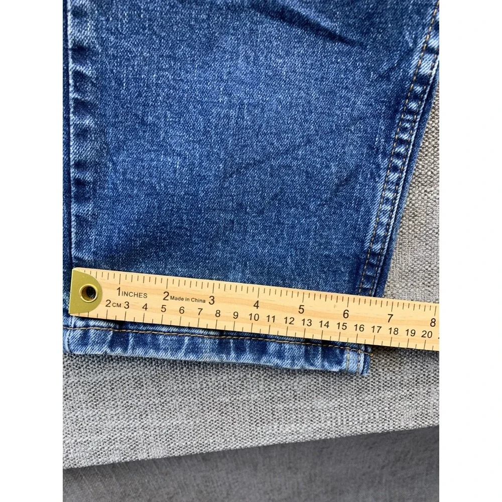 Levi's 511 Slim Fit Jeans Mens 34x29 Blue Denim Cotton Pockets Mid Rise Straight